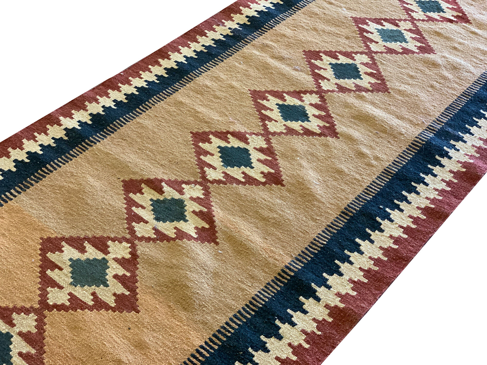 Traditional handmade persian kilim runner rug - 80x285cm
