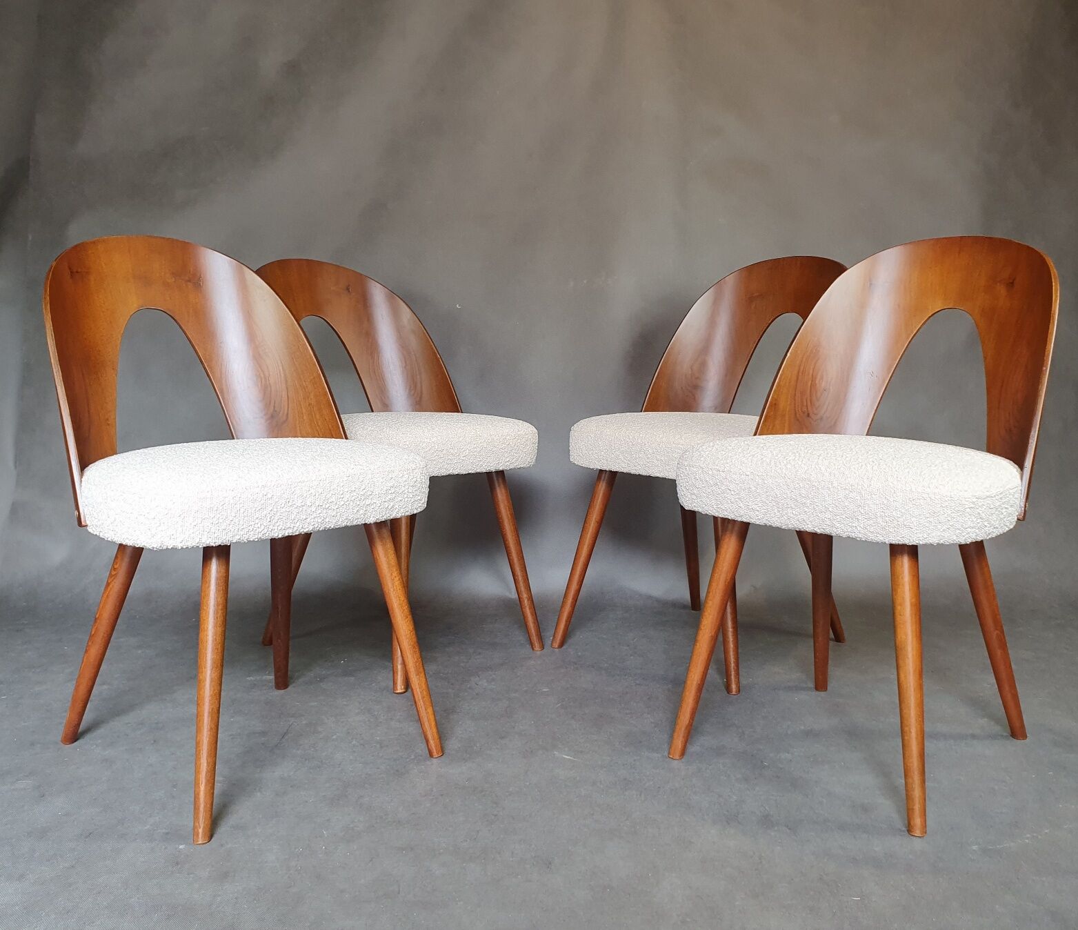 Set of 4 chairs by Antonin Suman, Czechoslovakia 1960