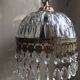 50's stamp glass chandelier