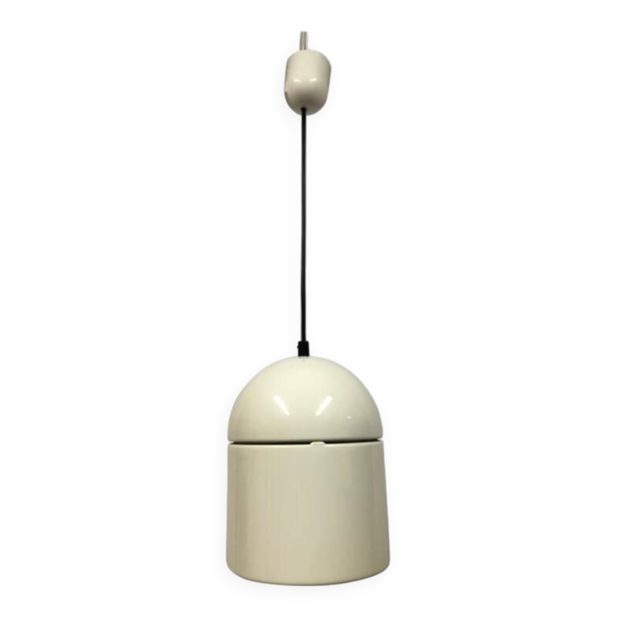 Vintage metal chandelier from the 70s