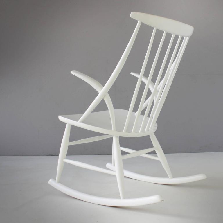 Danish rocking chair by Illum Wikkelso