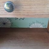 Bedside table in light wood