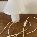 Mushroom lamp in opaline glass 80 years power 100 watts max