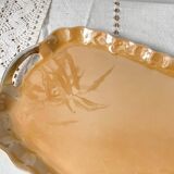 Vintage Czecho-Slovakia Victoria China Iridescent Peach Lustre Tea Set 1950s