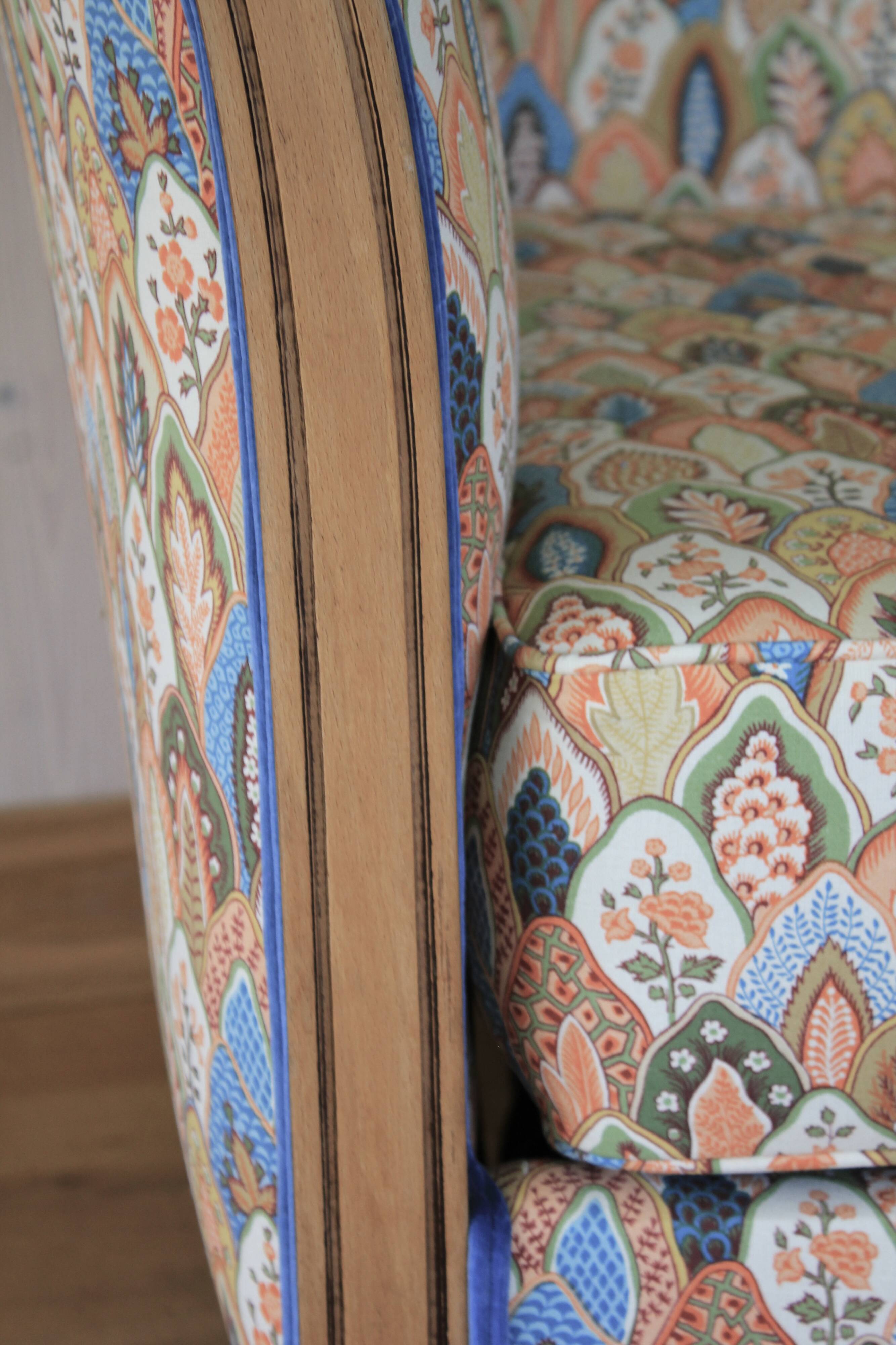 Art Nouveau/Art Deco chaise longue - sofa bed