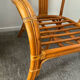 Vintage rattan armchair 70s