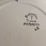 2 assiettes terre de fer Badonviller