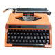 Typewriter Silver Reed 280 Orange Controlled Ribbon Ok