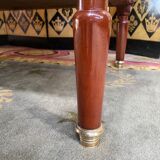 Louis XVI style chest of drawers in mahogany and amaranth