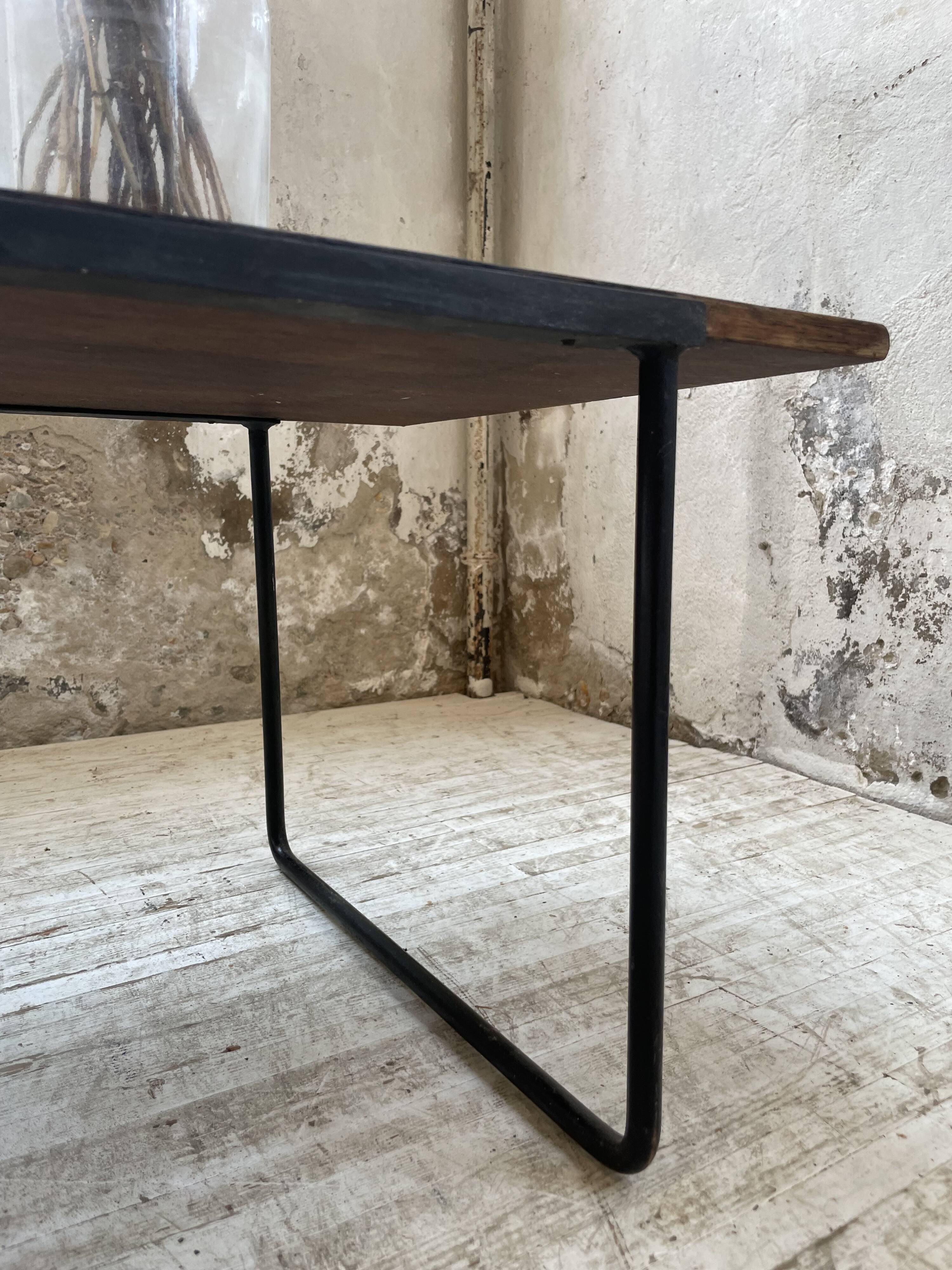 50s modernist oak coffee table