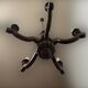 Louis XVI style wooden chandelier, 1890s