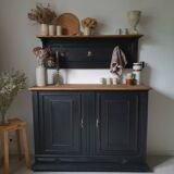 Oak shelf coat rack