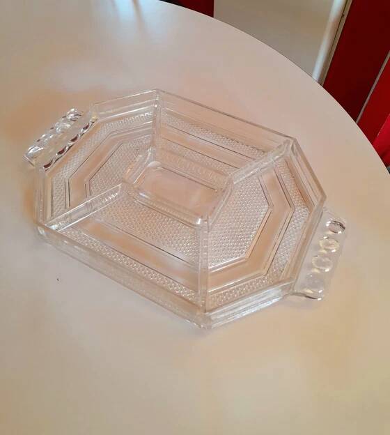 Art Deco compartmentalized tray