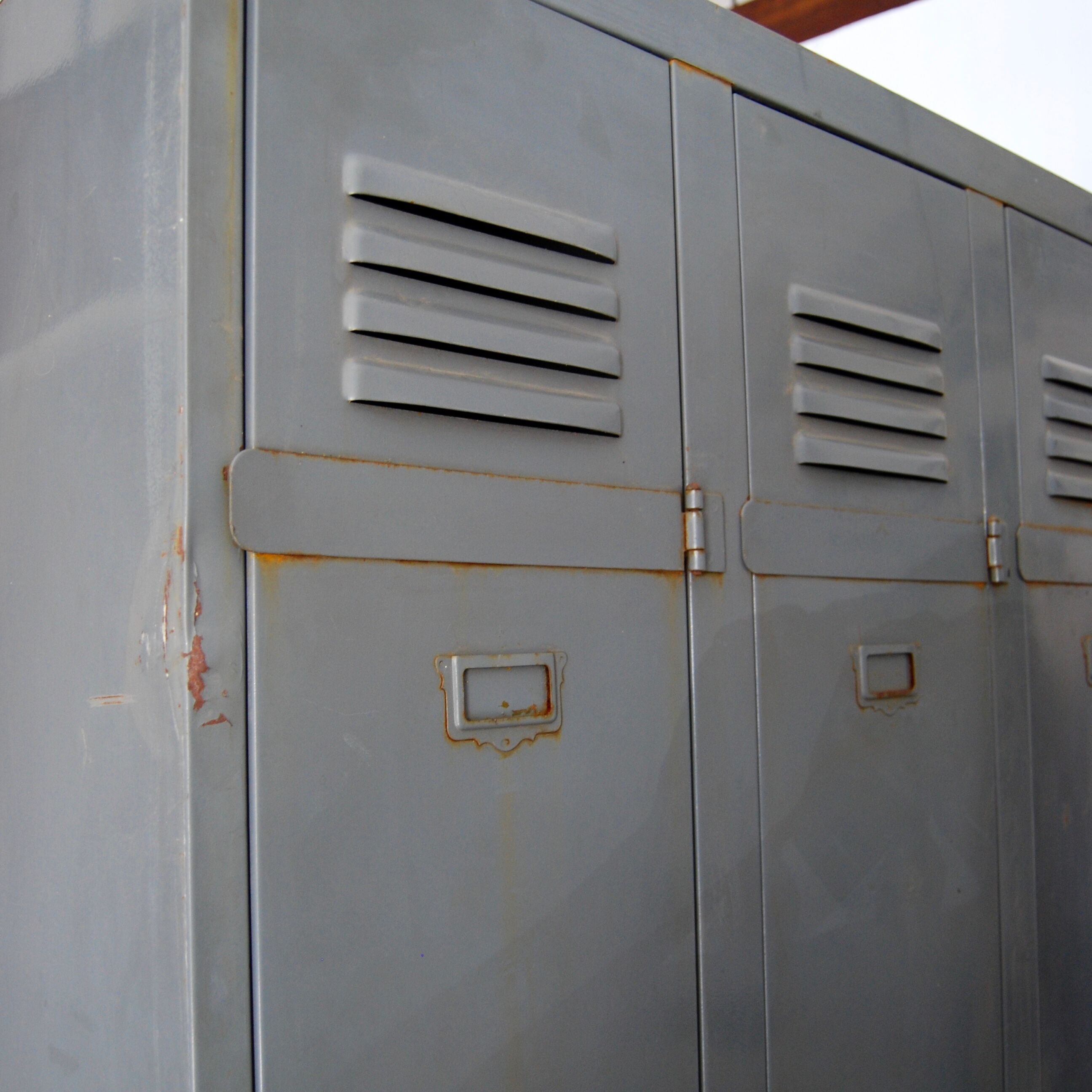 Industrial metal locker