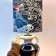 Lampe vase recyclée avec tissu de dragon japonais – céramiques Marei avec expression