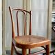Chair 56 in arched beech and canning by Michael Thonet for Thonet Wien