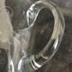 Pitcher - Napoleon III - 1/2 crystal blown and engraved with volutes