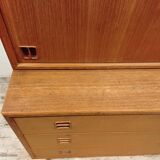 Scandinavian bookcase, chest of drawers