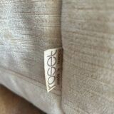 Canapé d’angle Togo ligne Roset en tissu velours beige