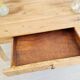 Table de ferme basse bois brut