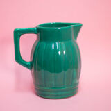 Orchies green vintage pitcher