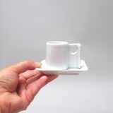 René Bertoux Virebent porcelain coffee service 1970