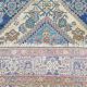 Tapis d'orient fait main vintage persan ancien Melayer 216 X 130