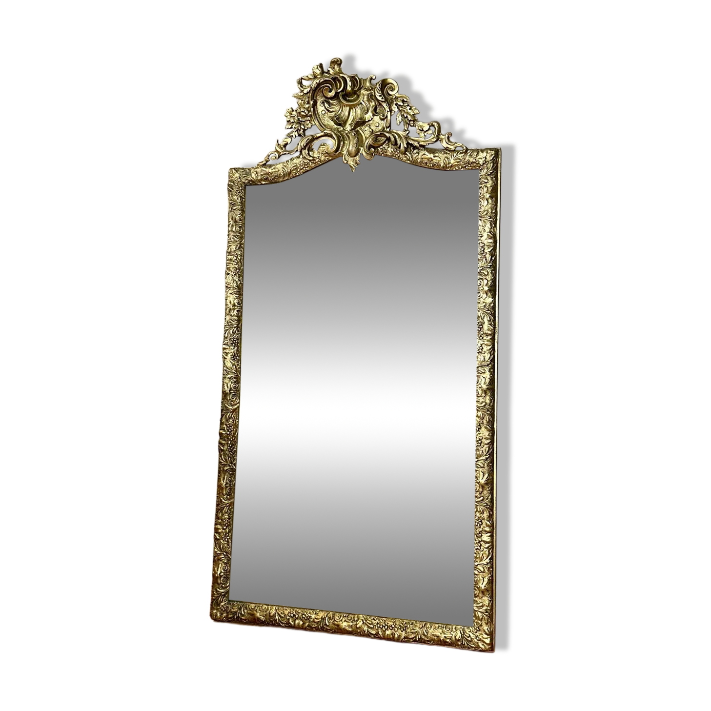 Miroir ancien doré Napoléon III