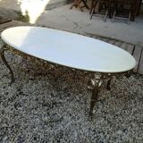 Louis XV mabre coffee table