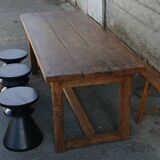 Solid oak farmhouse table