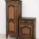 Standing man & solid oak jam cabinet – Antique furniture