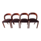 Suite de 4 chaises modèle Gondole maison Baumann vintage 1970s