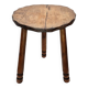 Tabouret tripode en chêne français, années 1960
