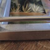 Plateau en verre peint 30's