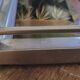 30s painted glass tray