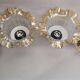 Pair of 1980s glass tulip wall lamps from USSR