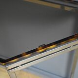 Smoked glass hexagonal console – 1970