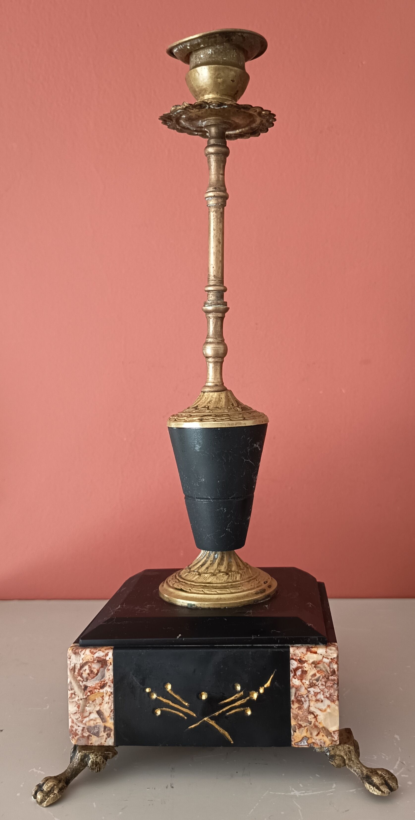 Pair of Napoleon III style candlesticks