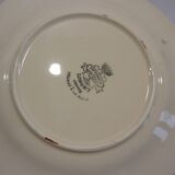 5 hand-decorated Longwy fish plates