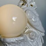 Ceramic owl lamp