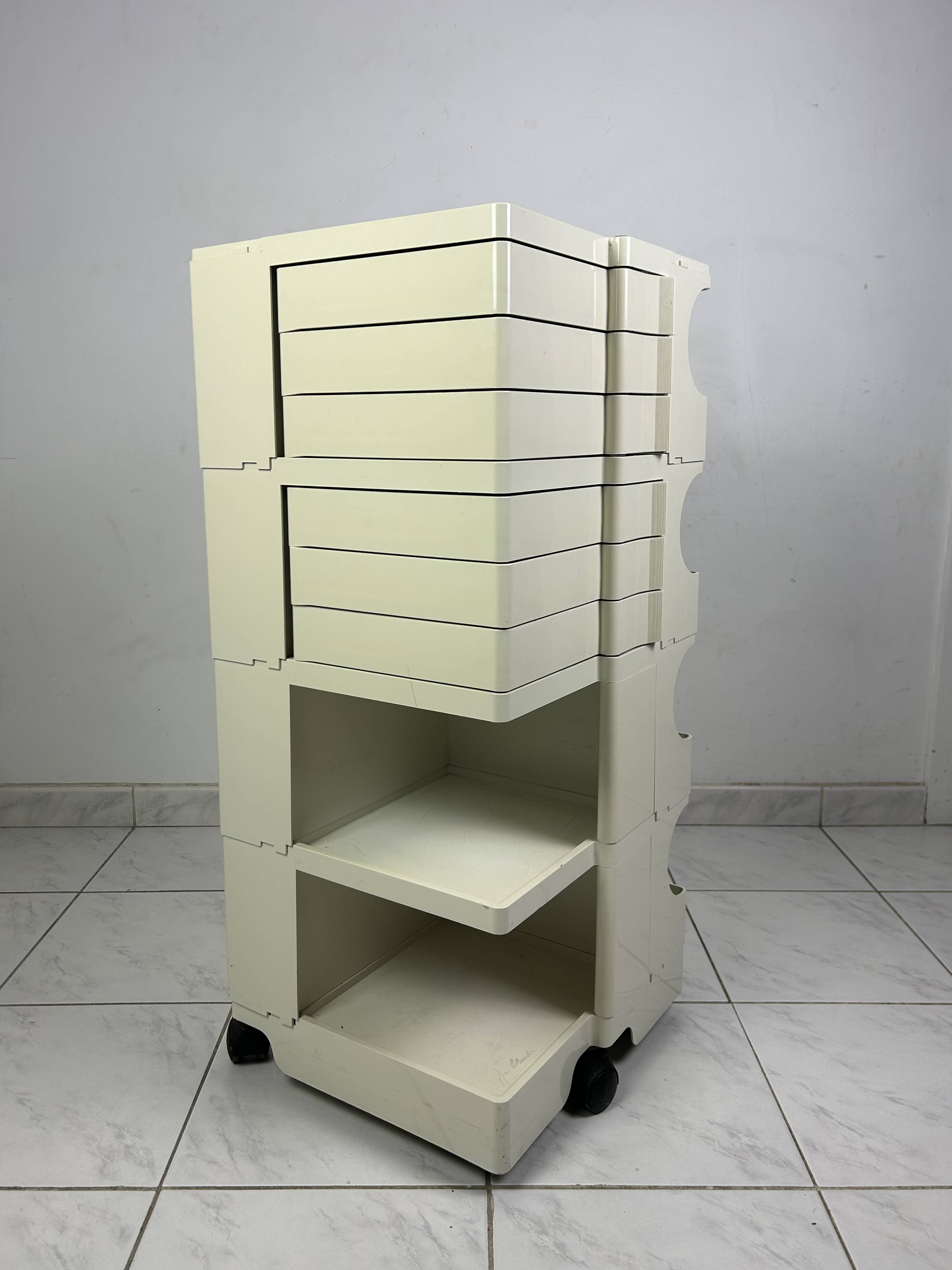 Vintage Boby trolley Joe Colombo Bieffeplast space age