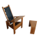 vintage armchair with side table | Wim Mulder | 1980s