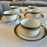 Set of 5 cups with bowls