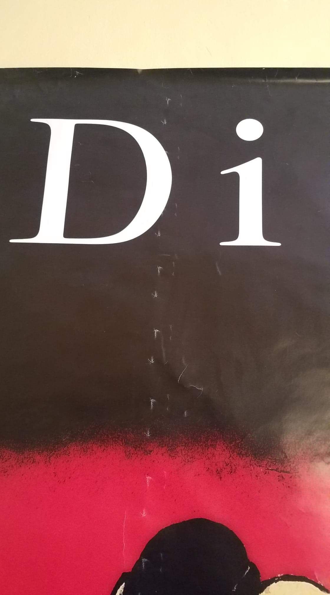 Poster René gruau eau sauvage Dior vintage pub original vogue louis 70