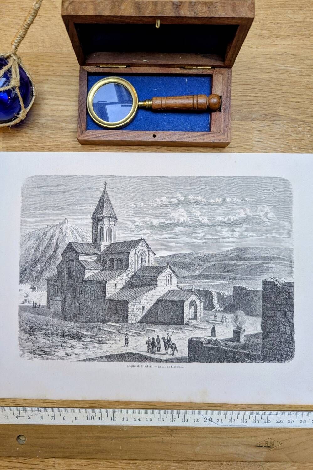 Cathedral of Svetitskhoveli, Georgia. Printed in 1861.