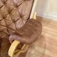FAUTEUIL BRUNO MATHSSON CUIR 1960.