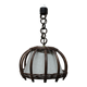 Suspension bambou 1960 vintage