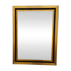 Black and gold art deco contemporary mirror - 81.5cm x 61.5cm
