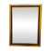 Black and gold art deco contemporary mirror - 81.5cm x 61.5cm