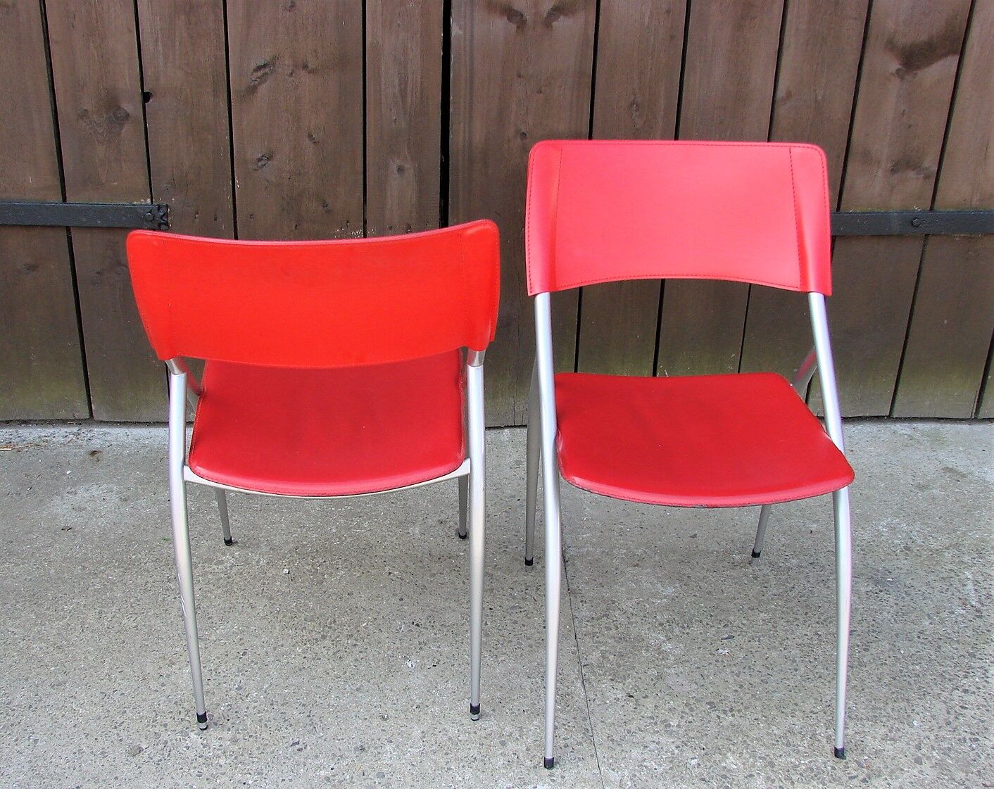 Pair of Italian Calligaris chairs, 1990s